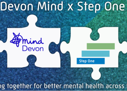 Devon Mind x Step One text based graphic