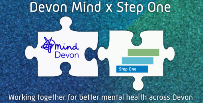 Devon Mind x Step One text based graphic