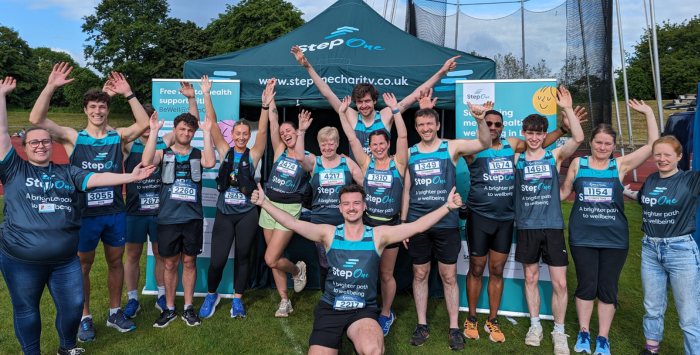 Team Step One at Exeter's Great West Run 2024