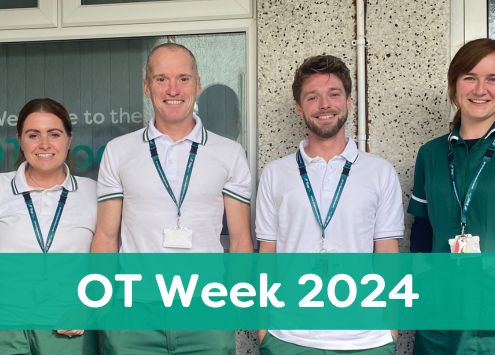 OT Week 2024 (Photo of our OTs Lizzie, Lilly, Connor and Roy.