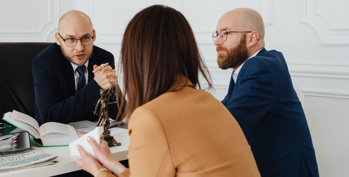 People in a meeting