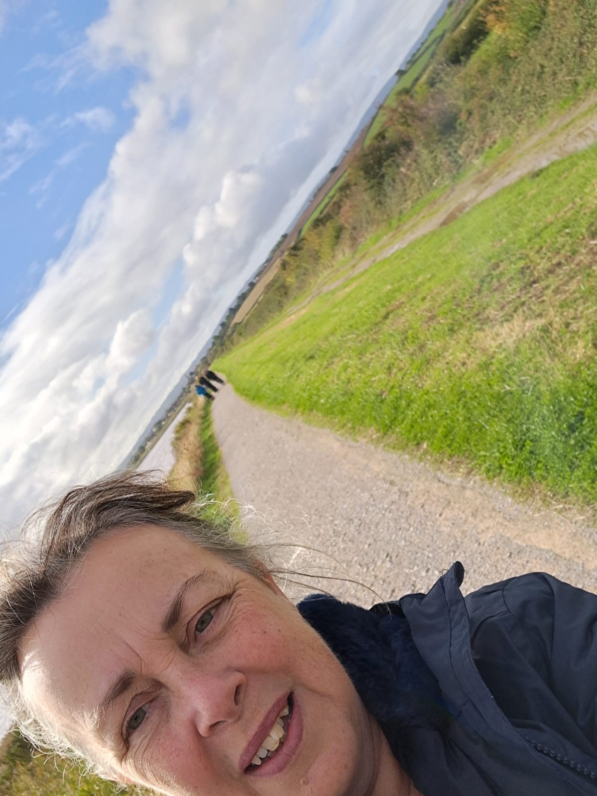 Rachael P walking