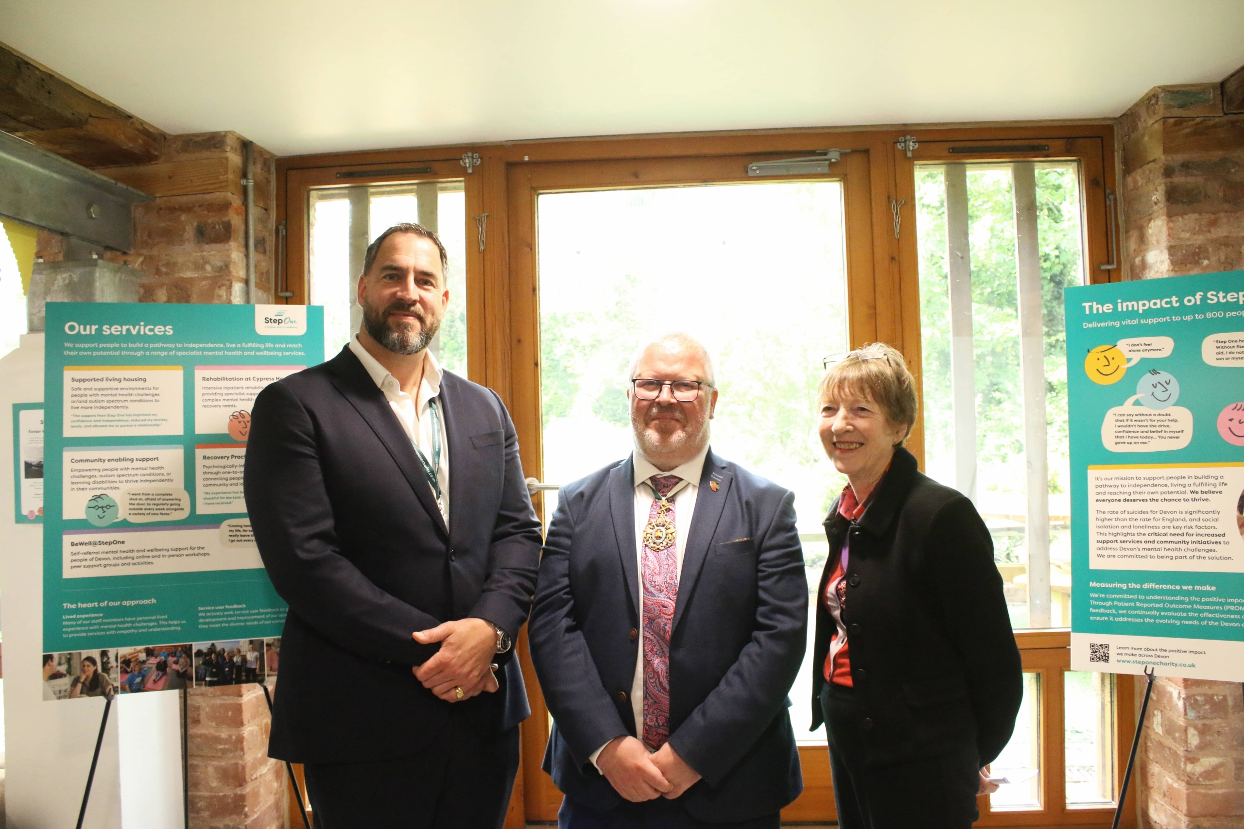 Sue Sutherland at Step One's Open Day at the X Centre